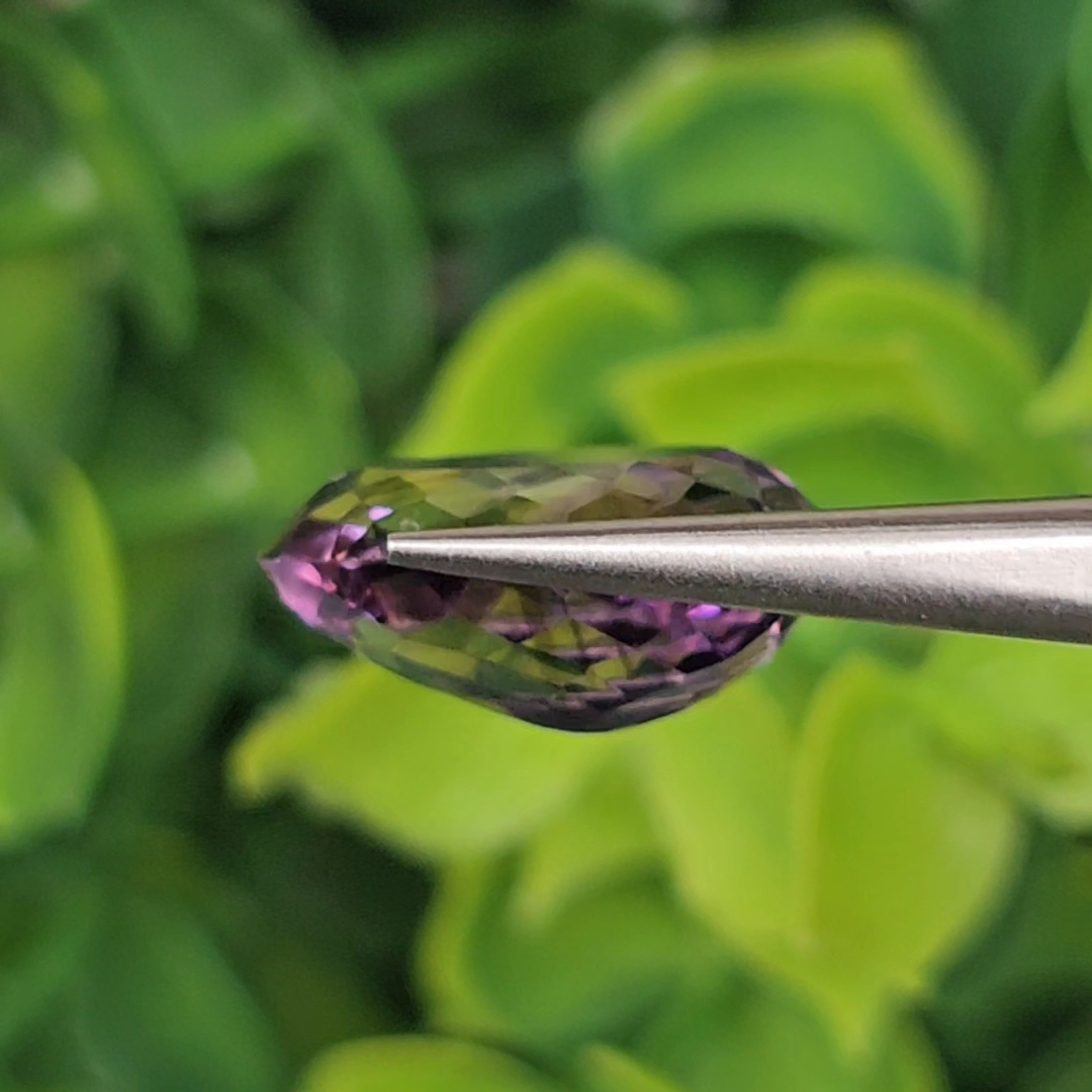 พลอย อเมทิส Amethyst 5.29 กะรัต (Cts.) พลอยแท้ อัญมณีมงคลประจําวันเกิด เครื่องประดับพลอย