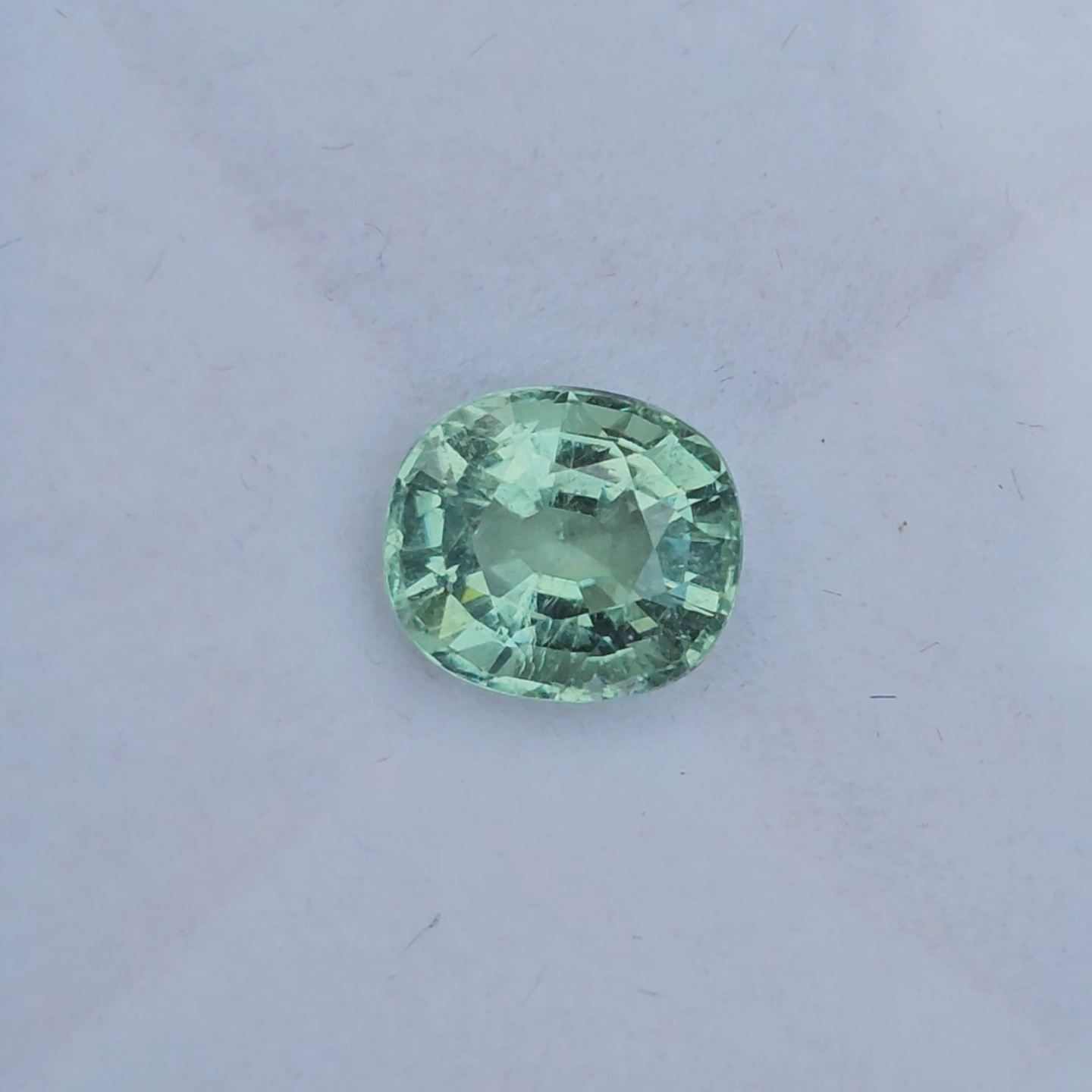 พลอยทัวร์มารีน (Tourmaline) 3.69 กะรัต (Cts.) พร้อมใบเซอร์ อัญมณีมงคลประจําวันเกิด เครื่องประดับพลอย