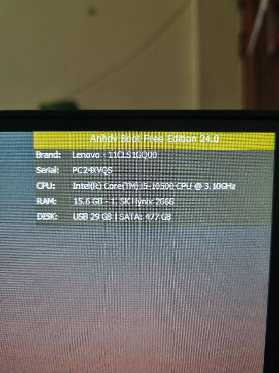 Lenovo ThinkCentre M90A Gen5 i5-10500 Ram16GB SSD 500 GB เครื่องสวยมีกล่อง