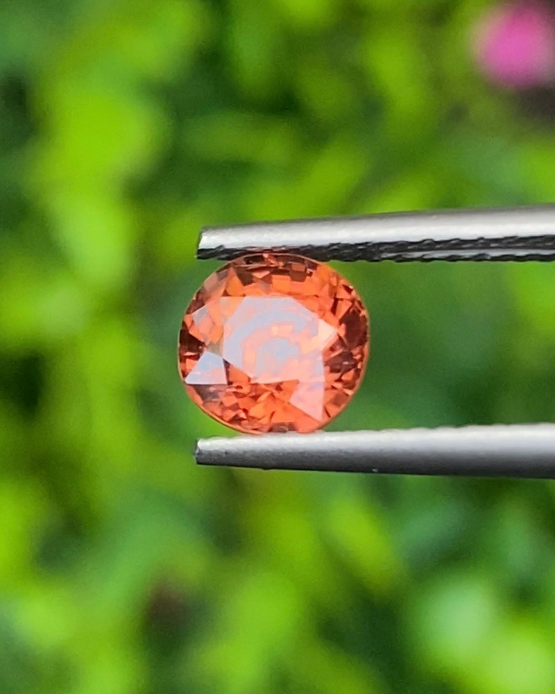 พลอย เพทาย Natural Zircon 1.51 กะรัต (Cts.) พลอยแท้อัญมณีมงคล ประจําวันเกิด เครื่องประดับพลอย