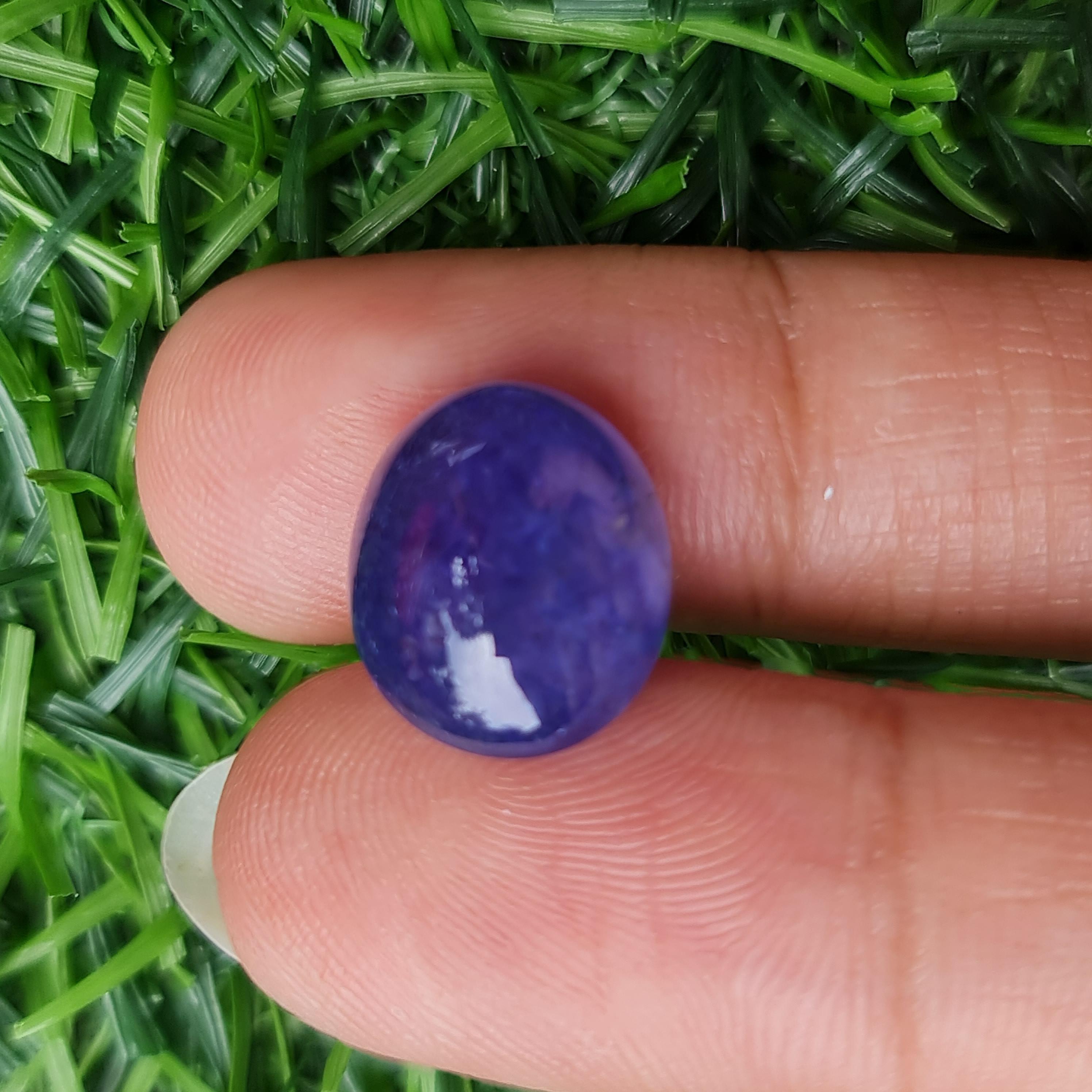 พลอย แทนซาไนท์ Tanzanite 10.53 กะรัต (Cts.) พลอยแท้ อัญมณีมงคลประจําวันเกิด เครื่องประดับพลอย