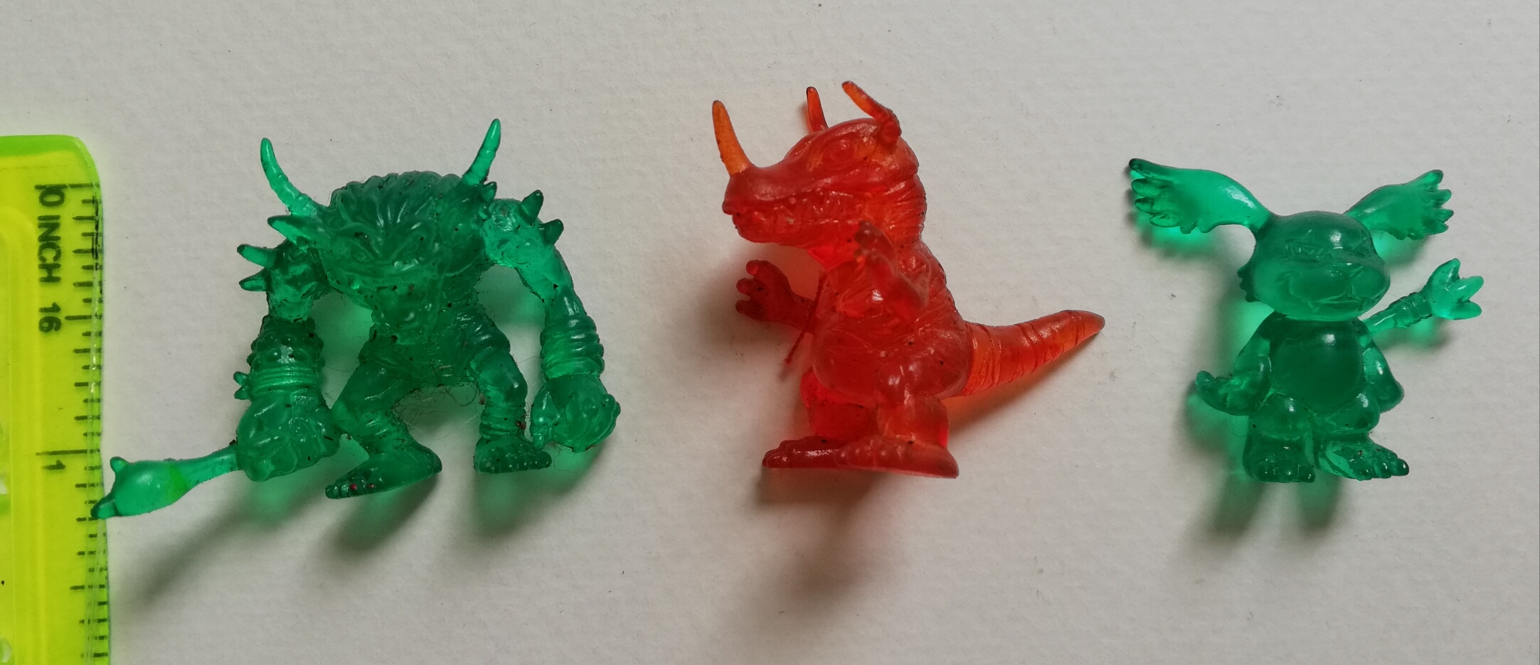 ของเล่น ย้อนยุค ของสะสมเรโทร " ตุ๊กตุ่น แอ๊นท์ 1.5" Ants ตุ๊กตุ่นยางหลากสี 'ดิจิม่อน Digimon'