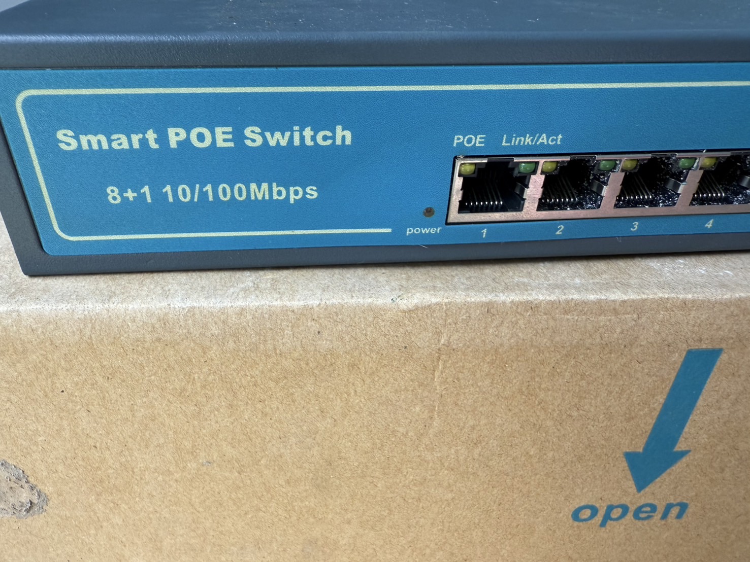 Smart Poe Switch 10/100 XMS-POE 508 8 Port