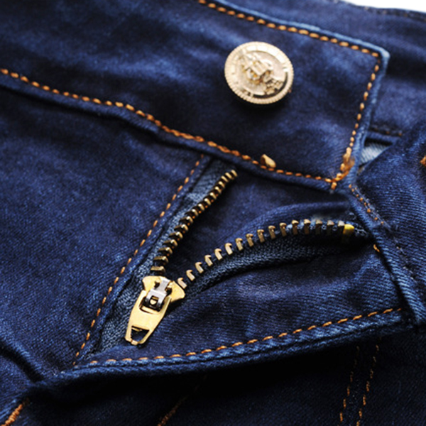 กางเกงกระโปรงยีนส์แฟชั่น เอวสูง ทรงสกินนี่ขายาว (12180X)