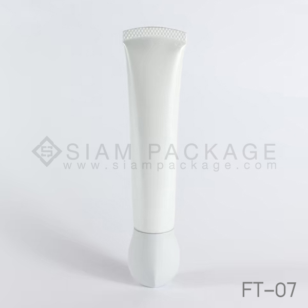 หลอดโฟมสีขาว หลอดครีม รหัส FT-07 15 กรัม