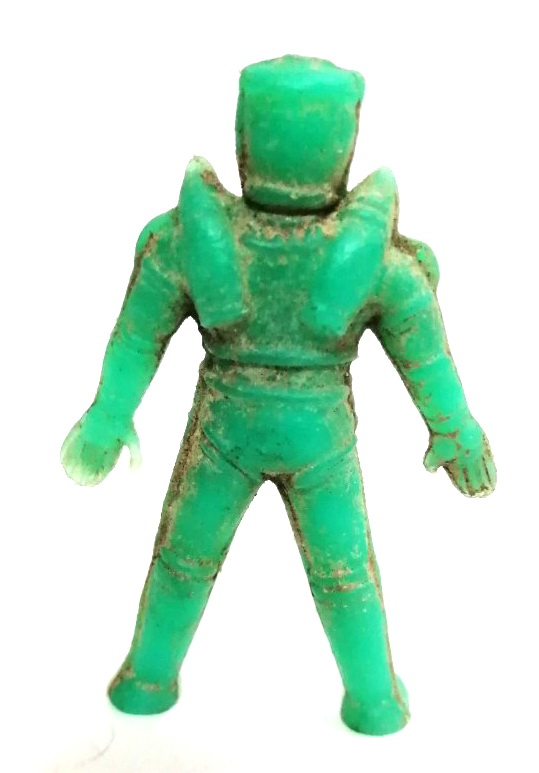 ตุ๊กตาแอ๊นท์แถมขนมถุงถั่ว ขนาดประมาณ 5 ซม. เก็ตเตอร์ โพเซดอน จากภาพยนตร์ อภินิหารหุ่นยนต์3พลัง ตุ๊กตุ่นแอนท์งานเก่า ราวปี 2519-20 สภาพเดิมๆครบสมบูรณ์