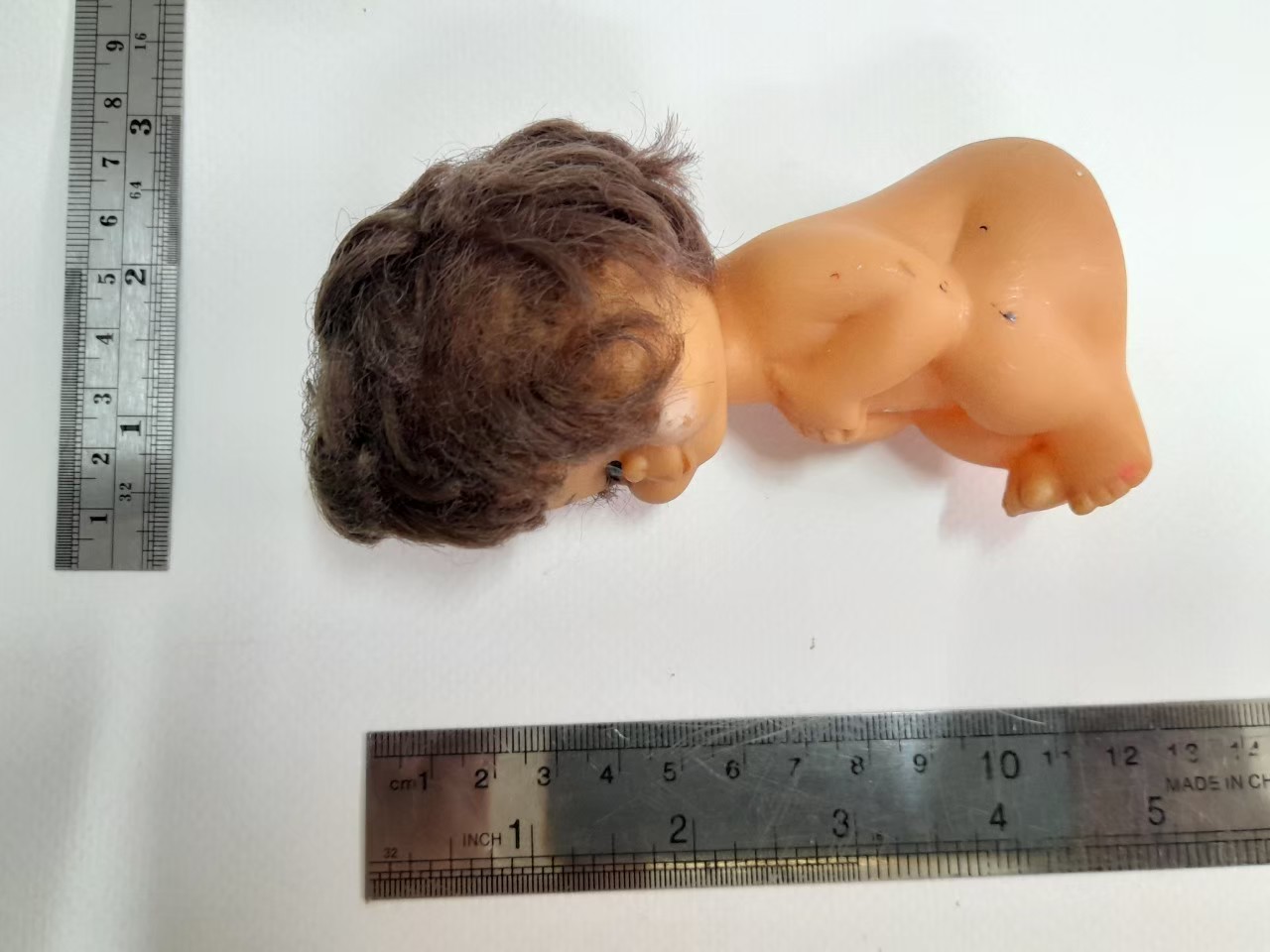 มีหลายภาพ,ตุ๊กตาเด็ก ตัวยางผมไนล่อน งานเก่าหายาก งานเรทโทรย้อนยุค มือสองสภาพดี