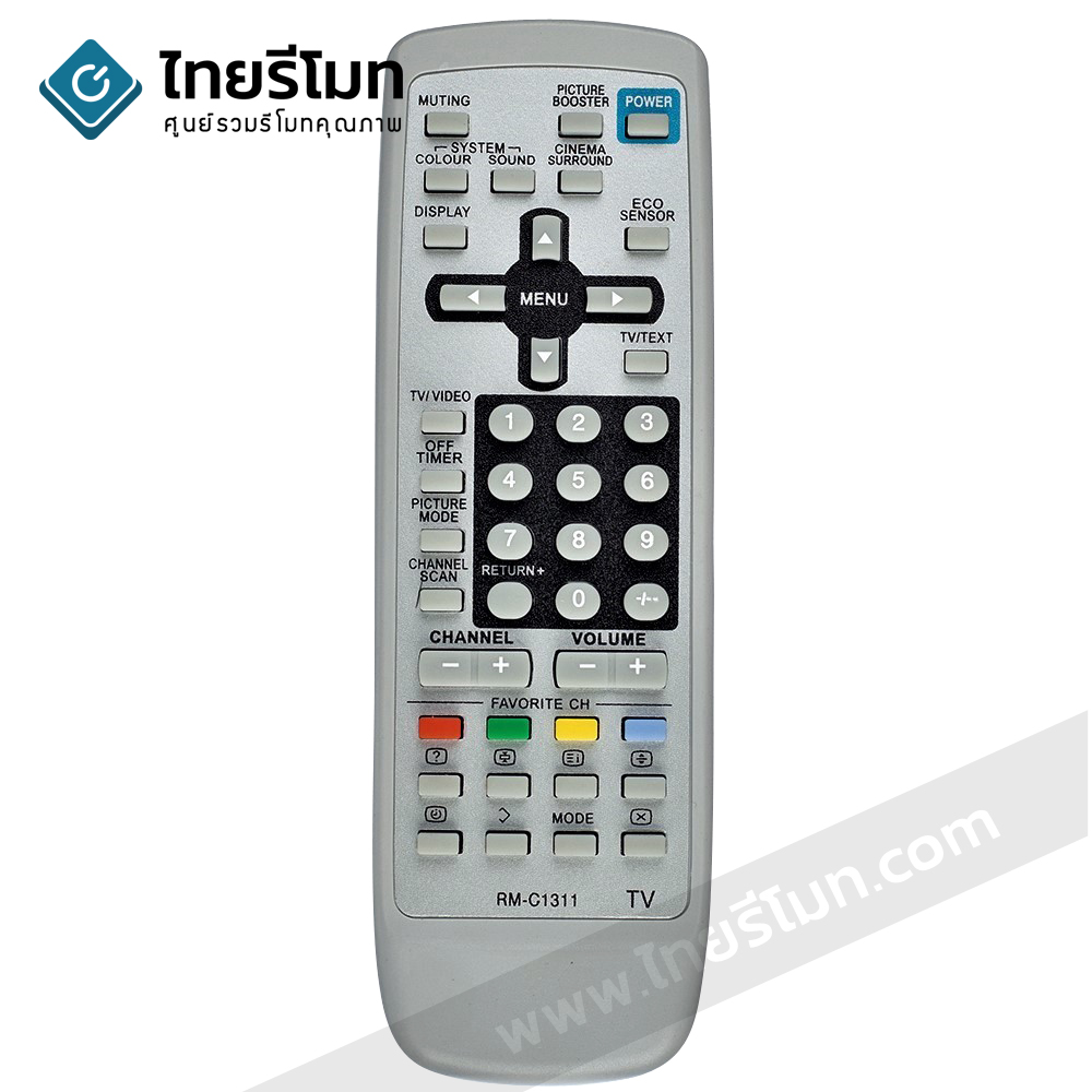 รีโมททีวี เจวีซี JVC รุ่นC1311