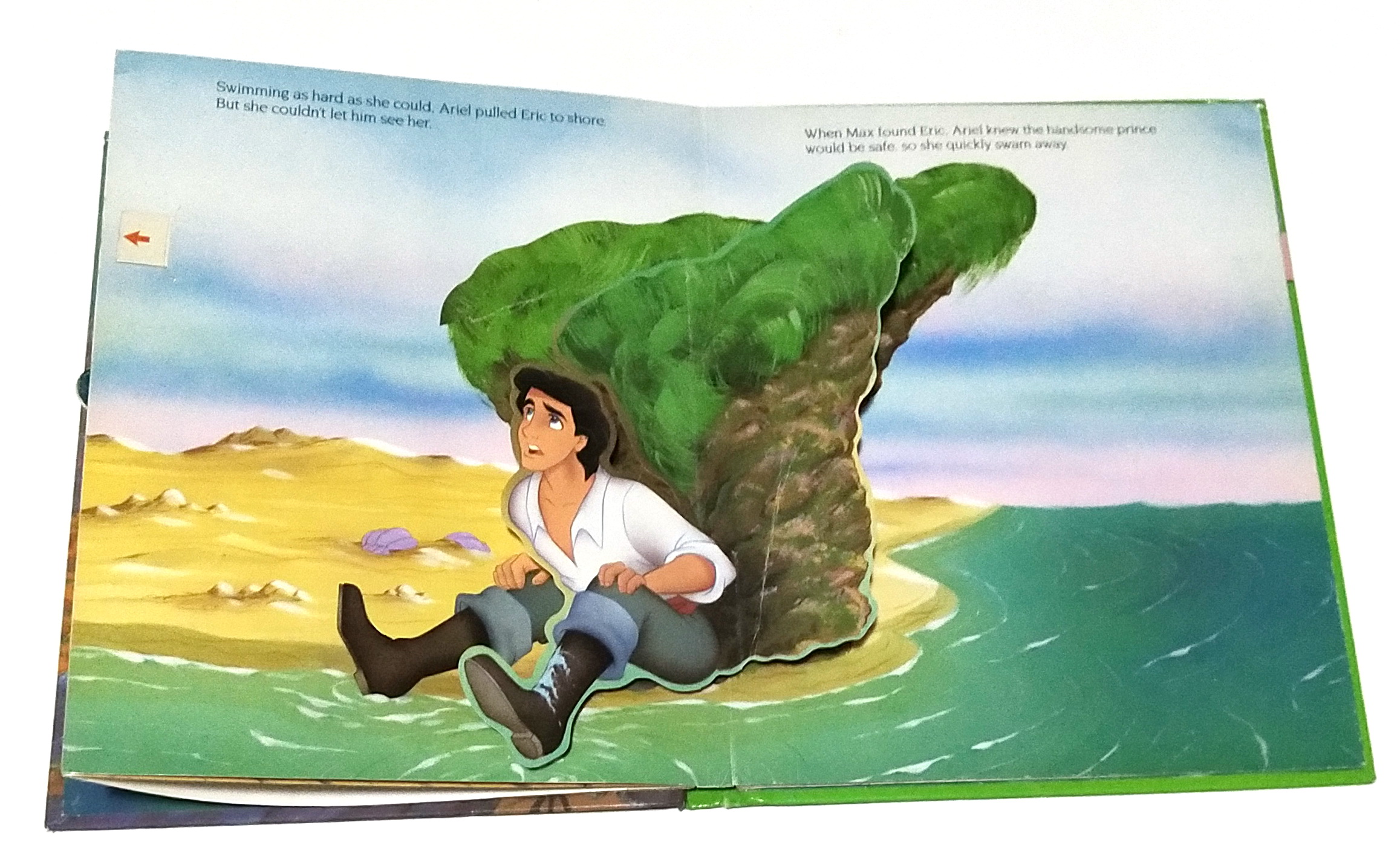 หนังสือนิทานฉบับภาษาอังกฤษปกแข็ง *** มีตำหนิ ตามภาพ - ป๊อบอัพ เดอะลิตเติ้ลเมอเมด แอเรี่ยล, The Little Mermaid Pop Up book, Ariel