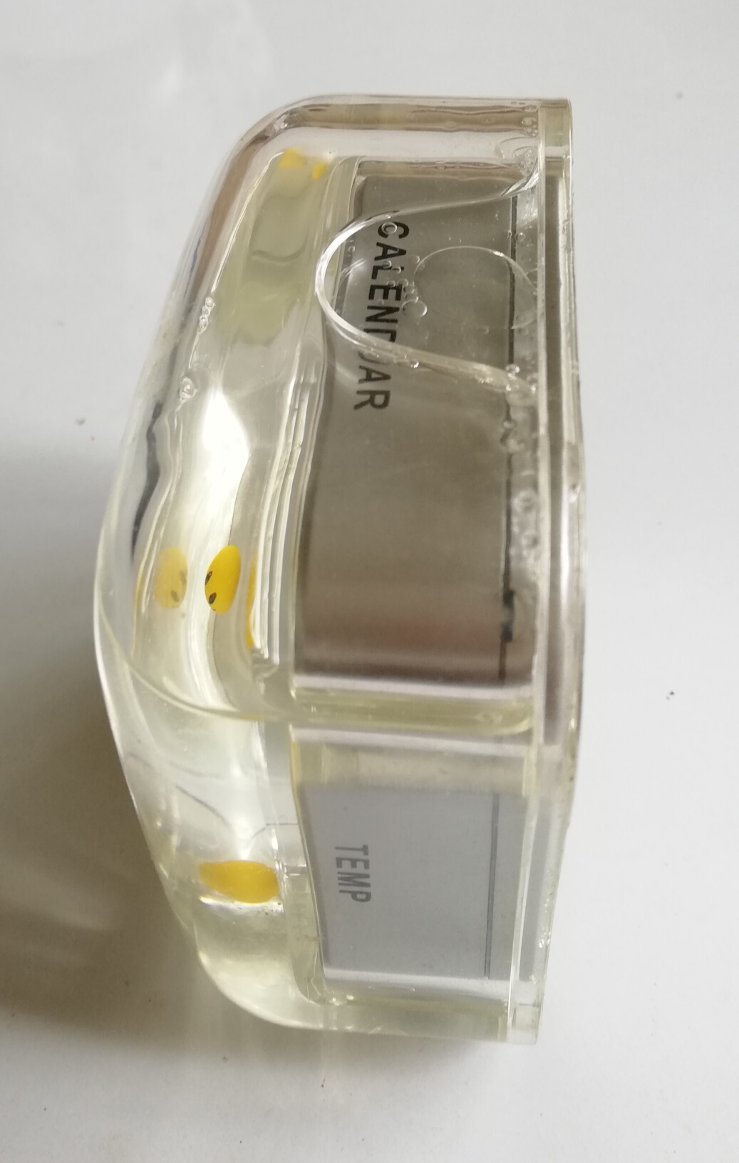 นาฬิกาปลุก-ปฏิทิน ของสะสมจาก Boehringer Ingelheim ทำงานปกติ, Calendar Clock, the collectible from Boehringer ingelheim, work properly