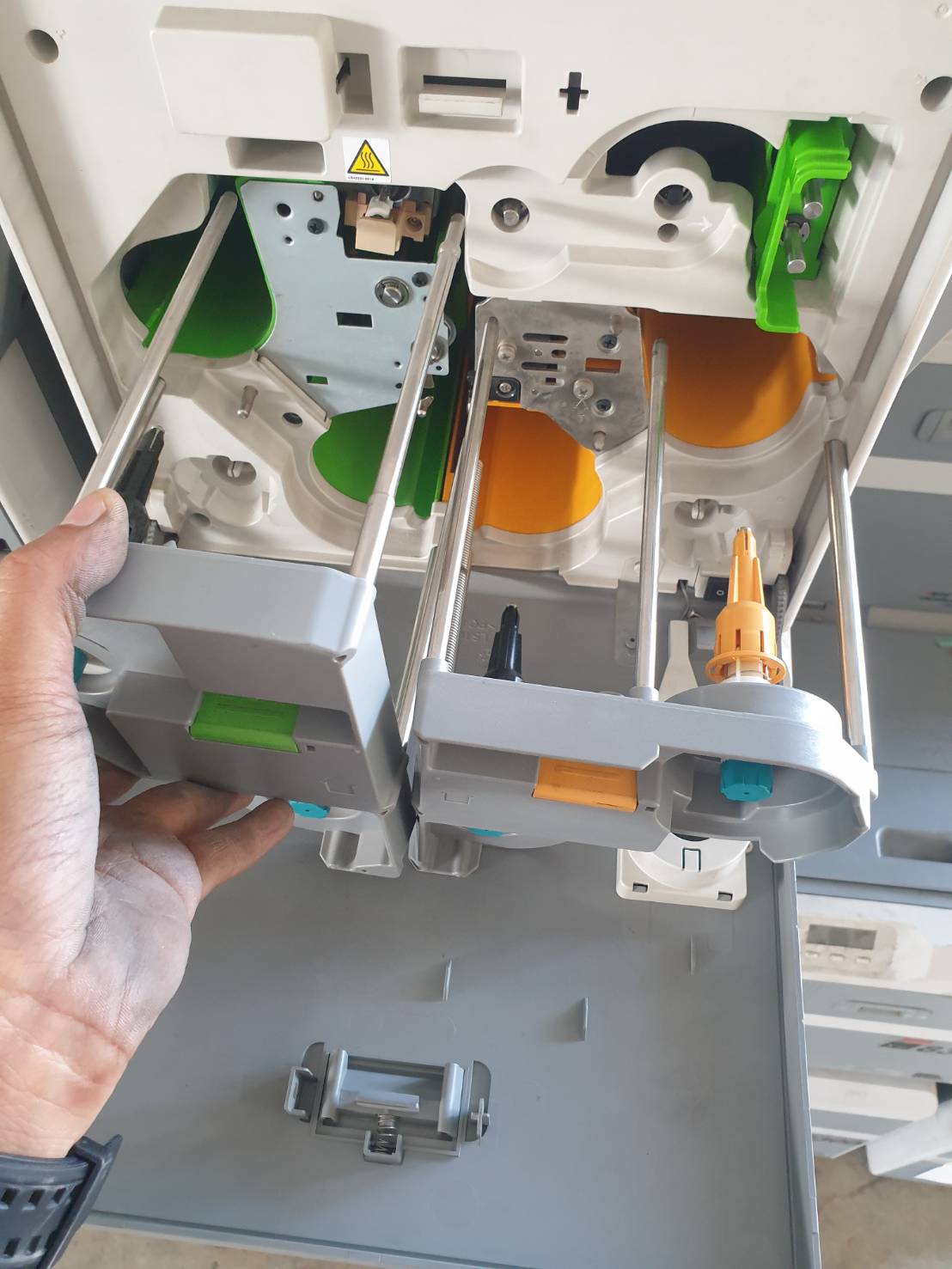 MATICA XID8300 เครื่องพิพม์บัตร ไม่มีหมึก ใช้งานได้ ซื้อหมึกใส่เอง