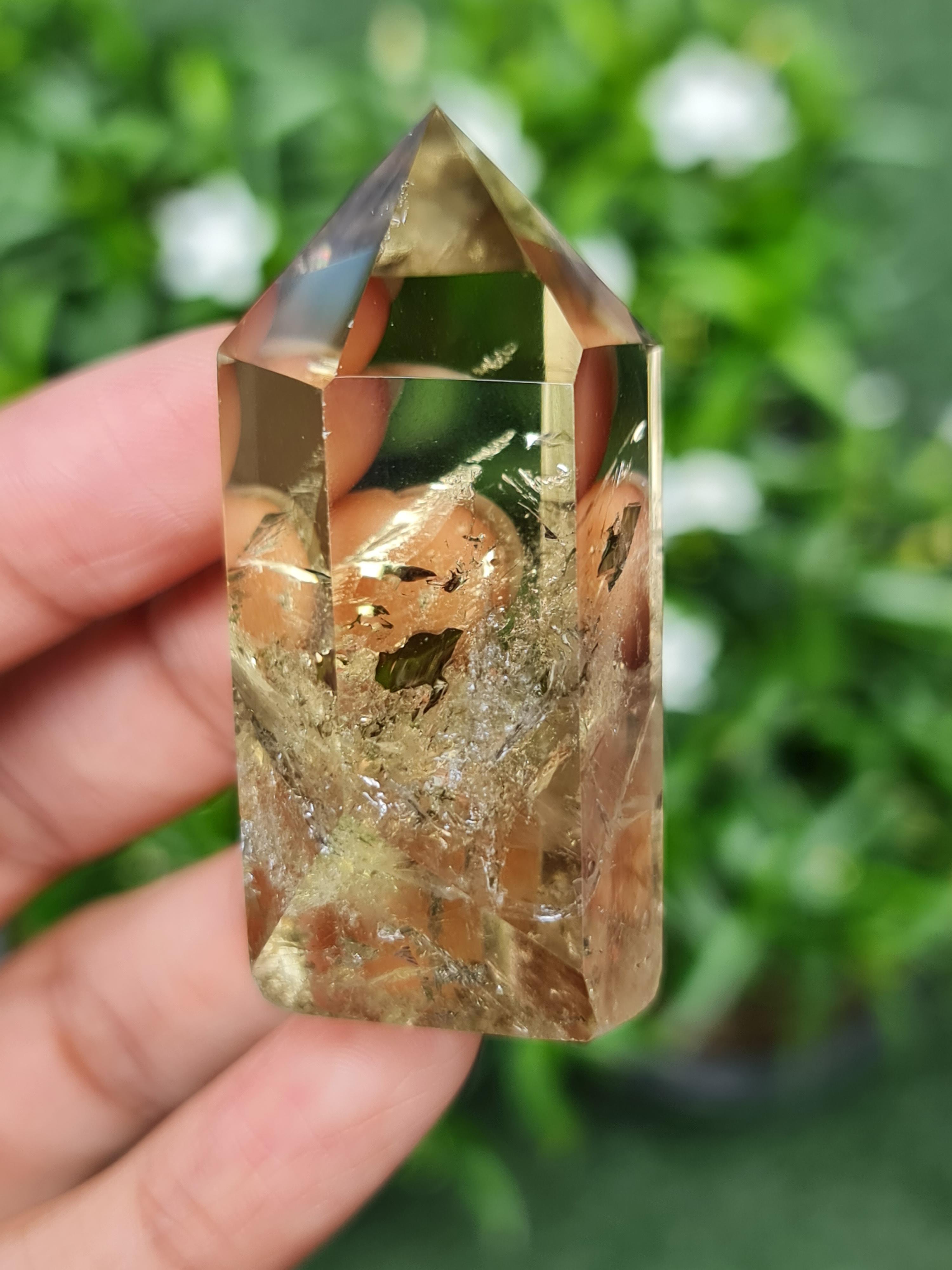 ก้อน ผลึก ซิทริน Citrine 234.40 กะรัต (Cts.) พลอยแท้ อัญมณีมงคลประจําวันเกิด เครื่องประดับพลอย