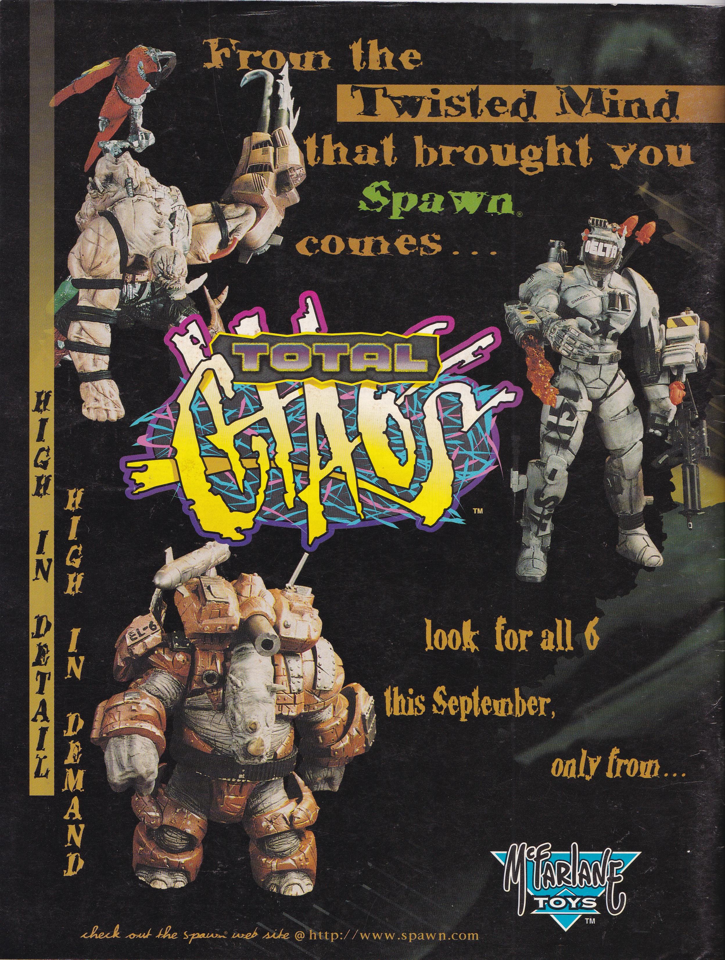 นิตยสารภาษาต่างประเทศ Lee's Action Figure News&Toys Review, August #46_Total Chaos -new Star Wars Figure -Eco-Toys -The Amazing Toy Biz -Starting Lineup -Transformers '89 part2 -McFarlane Toys mixes images and attitude to create