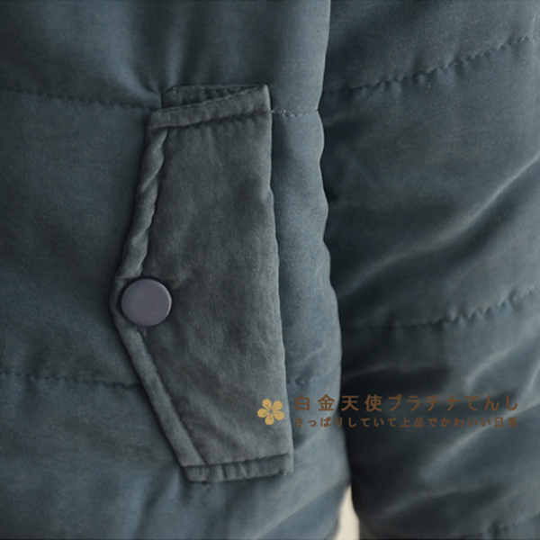 เสื้อโค้ทกันหนาว มีฮู้ด ซับผ้าขนนุ่มเต็มตัว (12092LM)