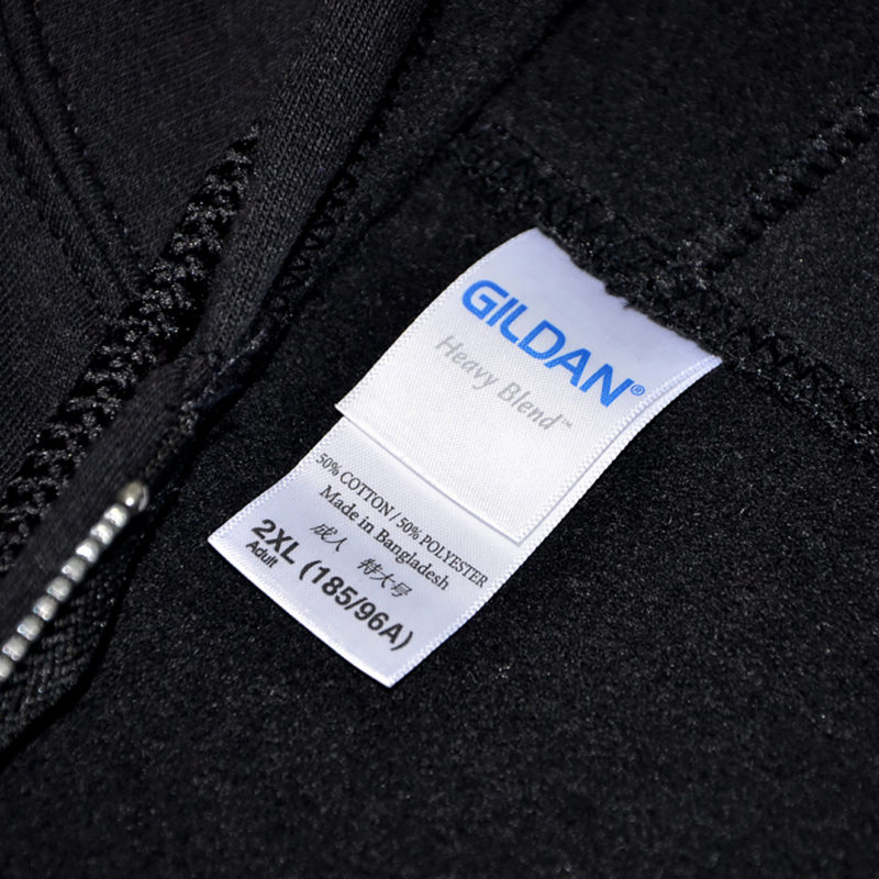 เสื้อยืด GILDAN 18600 ซุปเปอร์ฟลีซ ฮู้ดแบบมีซิป