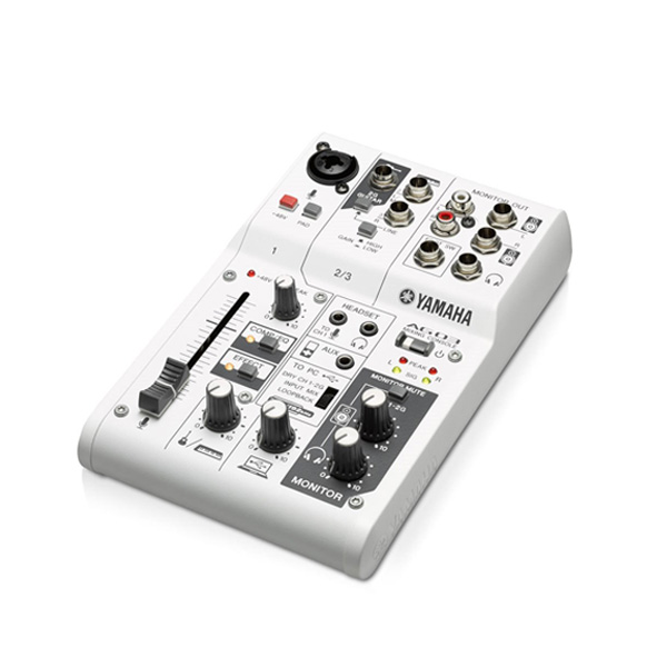 YAMAHA AG03 มิกเซอร์ขนาดเล็ก มิกเซอร์ไลฟ์สด มิกเซอร์พร้อมอินเตอร์เฟส Audio interface 3-Ch Mixer & USB Audio Interface