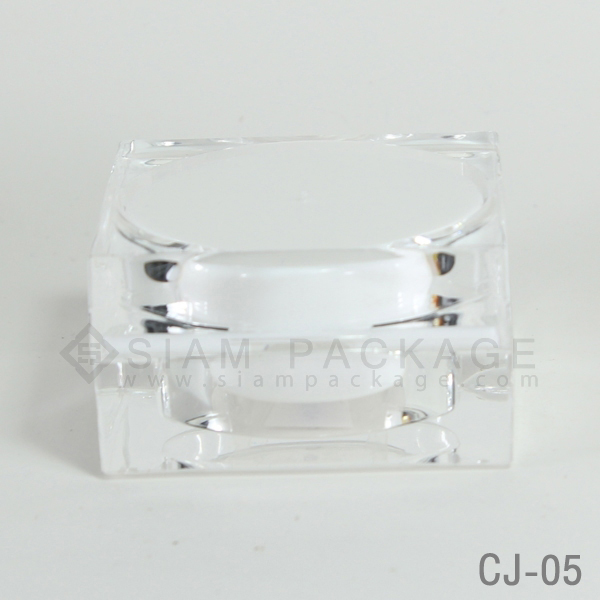 กระปุก อะคริลิค สี่เหลี่ยม รหัส CJ-05