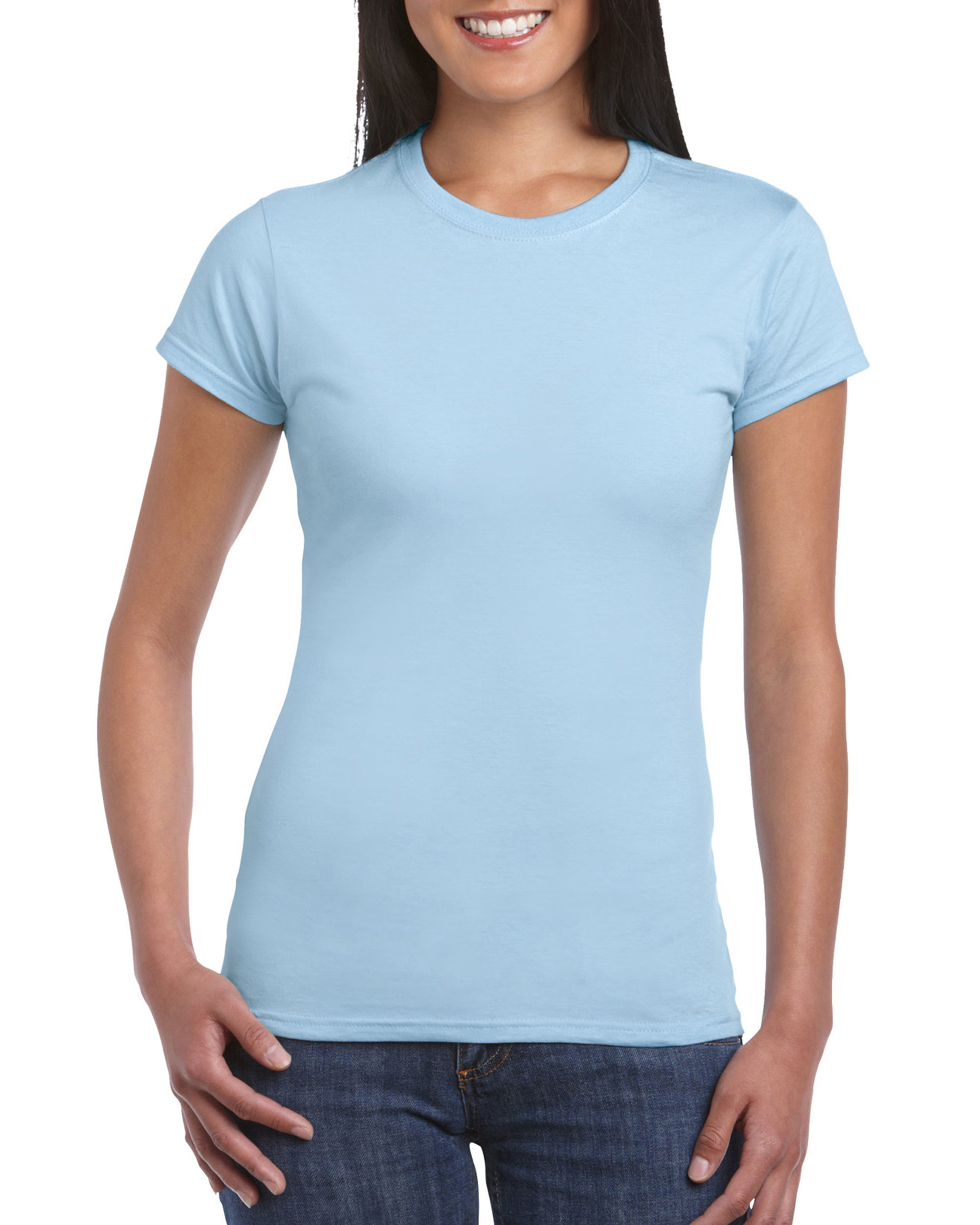 เสื้อยืด GILDAN 76400L พรีเมี่ยม ผู้หญิง แขนสั้น