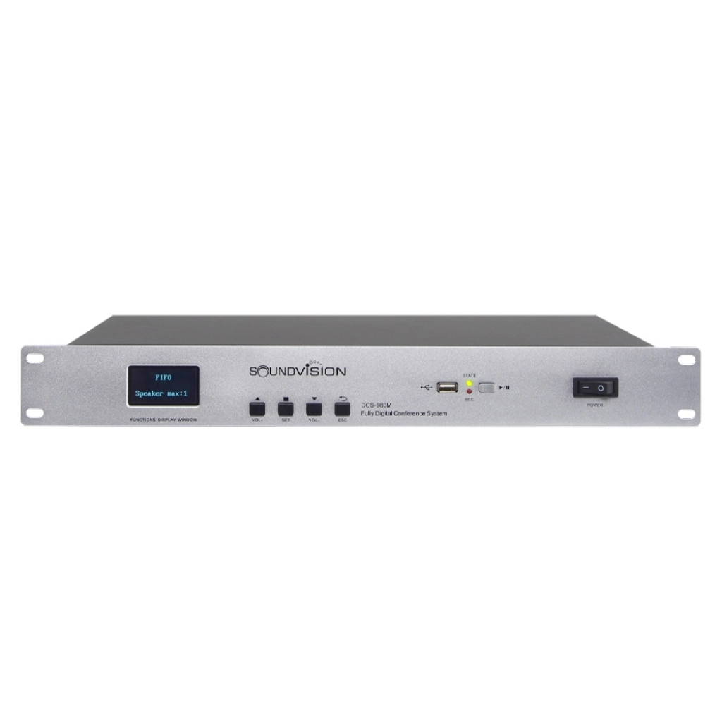 SOUNDVISION DCS-980M เครื่องควบคุม ชุดไมค์ประชุม ดิจิตอล พร้อมบันทึกเสียง