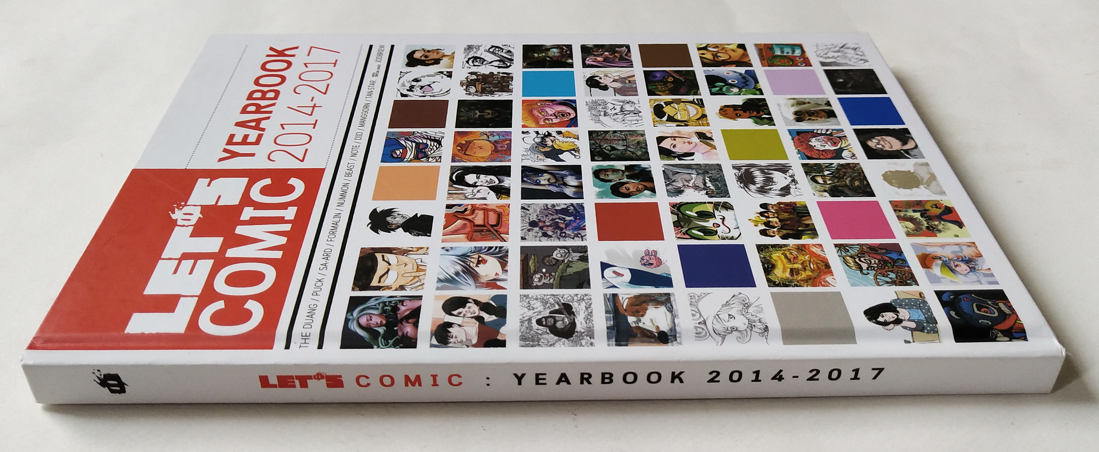 หนังสือเก่า Let's Comic Yearbook2014-2017,LET 's Comic YEARBOOK 2014-2017 เดอะดวง THE DUANG / PUCK / SA-ARD / FORMALIN / NUMMON / BEAST / NOTE / DIO / MANGGORN / TAN-STAR times JODBRIEW