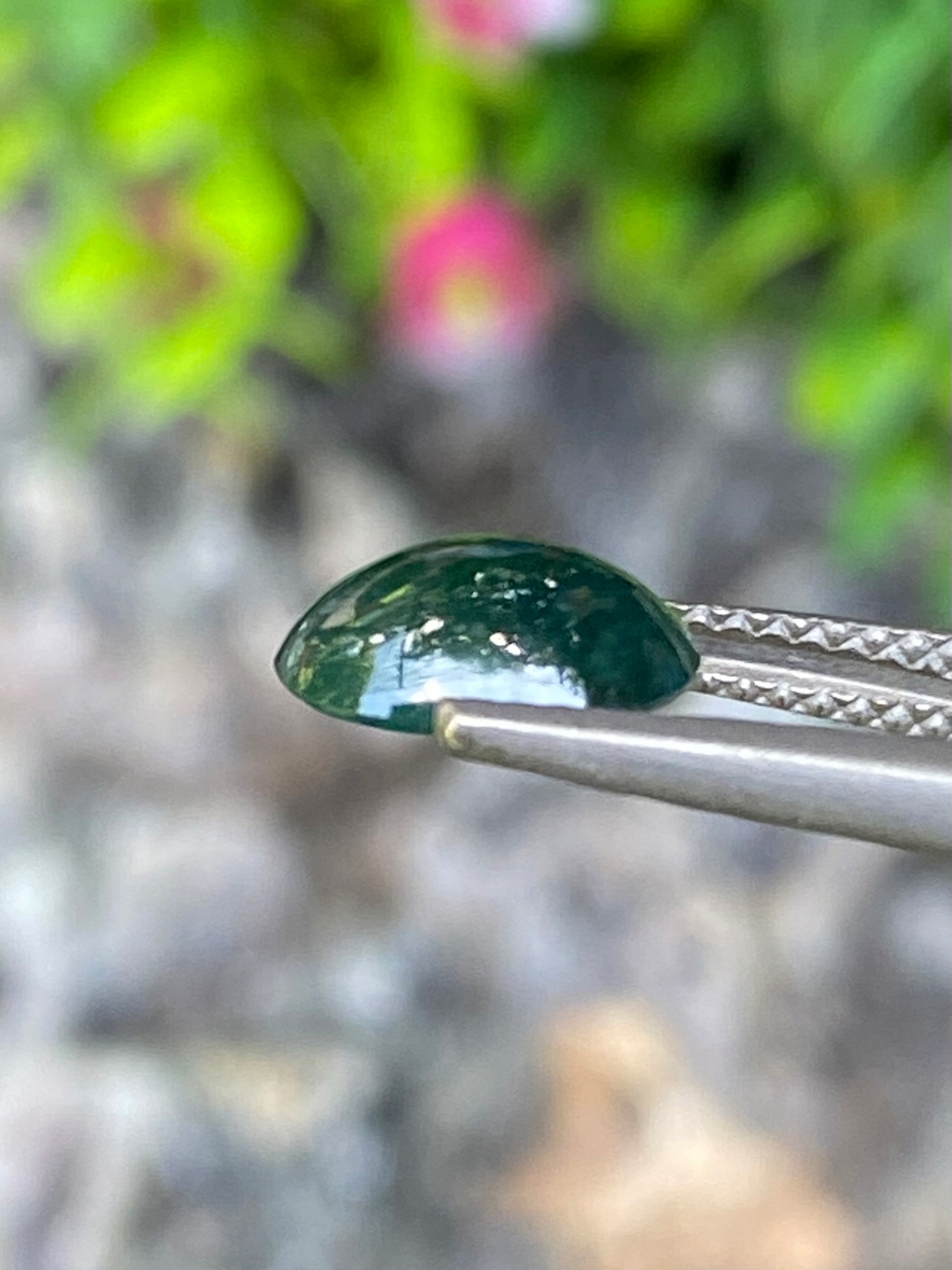 หยกพม่าเจียระไน (Burmese jade ) 1.67 กะรัต หยกแท้ อัญมณีมงคลประจําวันเกิด เครื่องประดับหยก