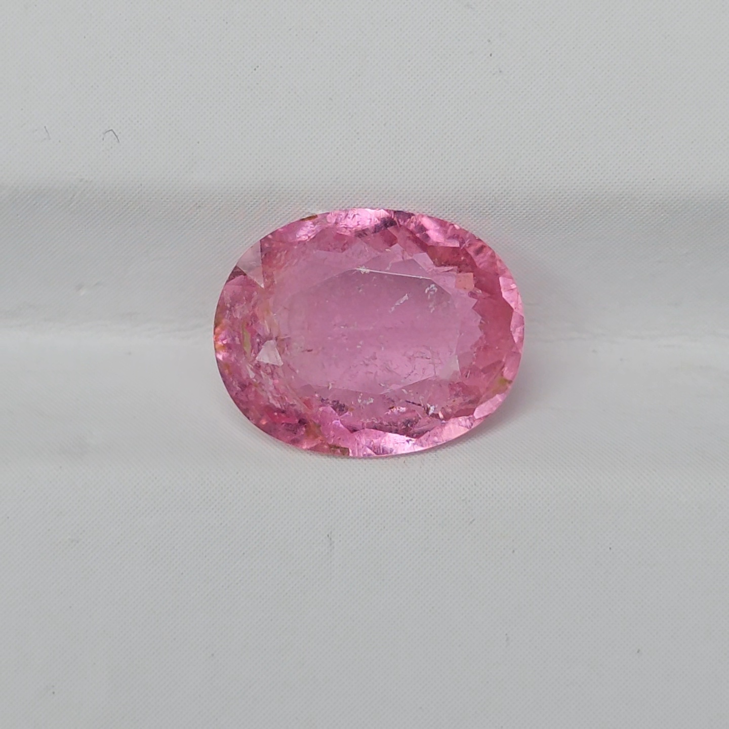 พลอย ทัวร์มารีน (Pink Tourmaline) 2.75 กะรัต (Cts.) อัญมณีมงคลประจําวันเกิด เครื่องประดับพลอย