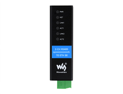 2-Ch RS485 to RJ45 Ethernet Serial Server