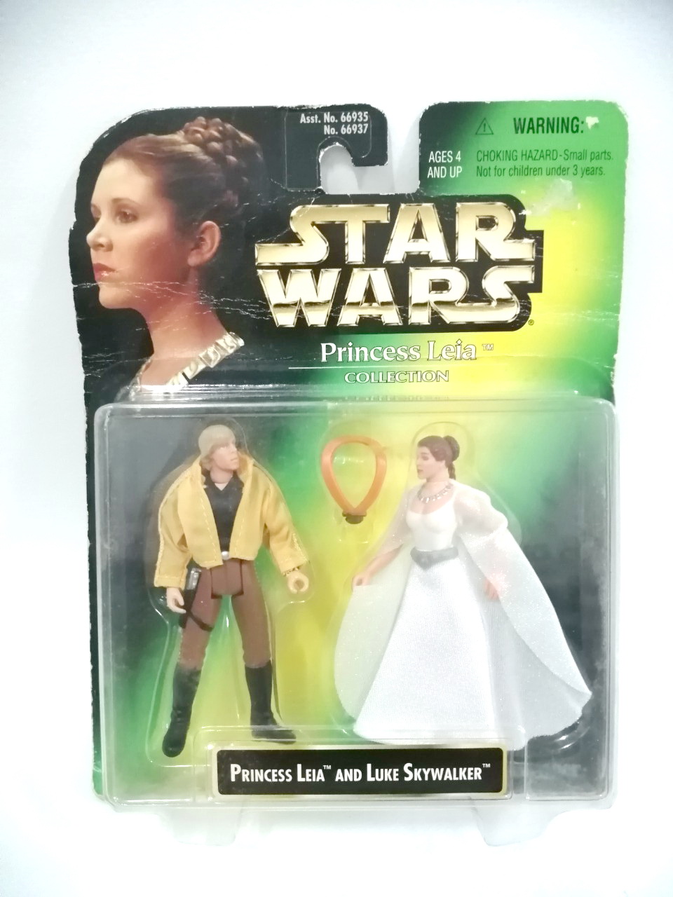 ชุด AFC แพคเขียวPRINCESS LEIA and LUKE ชุด รับเหรียญ จากภาพยนตร์ STAR WARS EP.4 A NEW HOPE แพคคู่ 2ตัว ชุดผ้า ***แพคเกจมีตำหนิ ตามภาพ