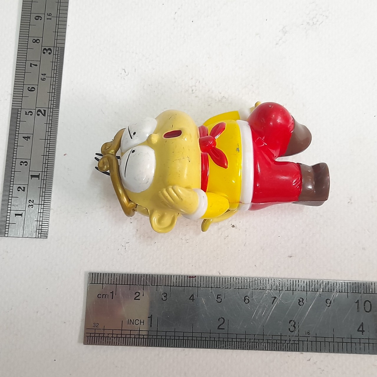 ฟิกเกอร์ พลาสติก ***มีตำหนิตามภาพ ปังปอนด์ พรีเมี่ยม 7- 11 ในอดีต ชุดปังปอนด์เห้งเจีย ขาดเมฆ ,กระบองมือสองตามสภาพดีมีรอยบ้าง