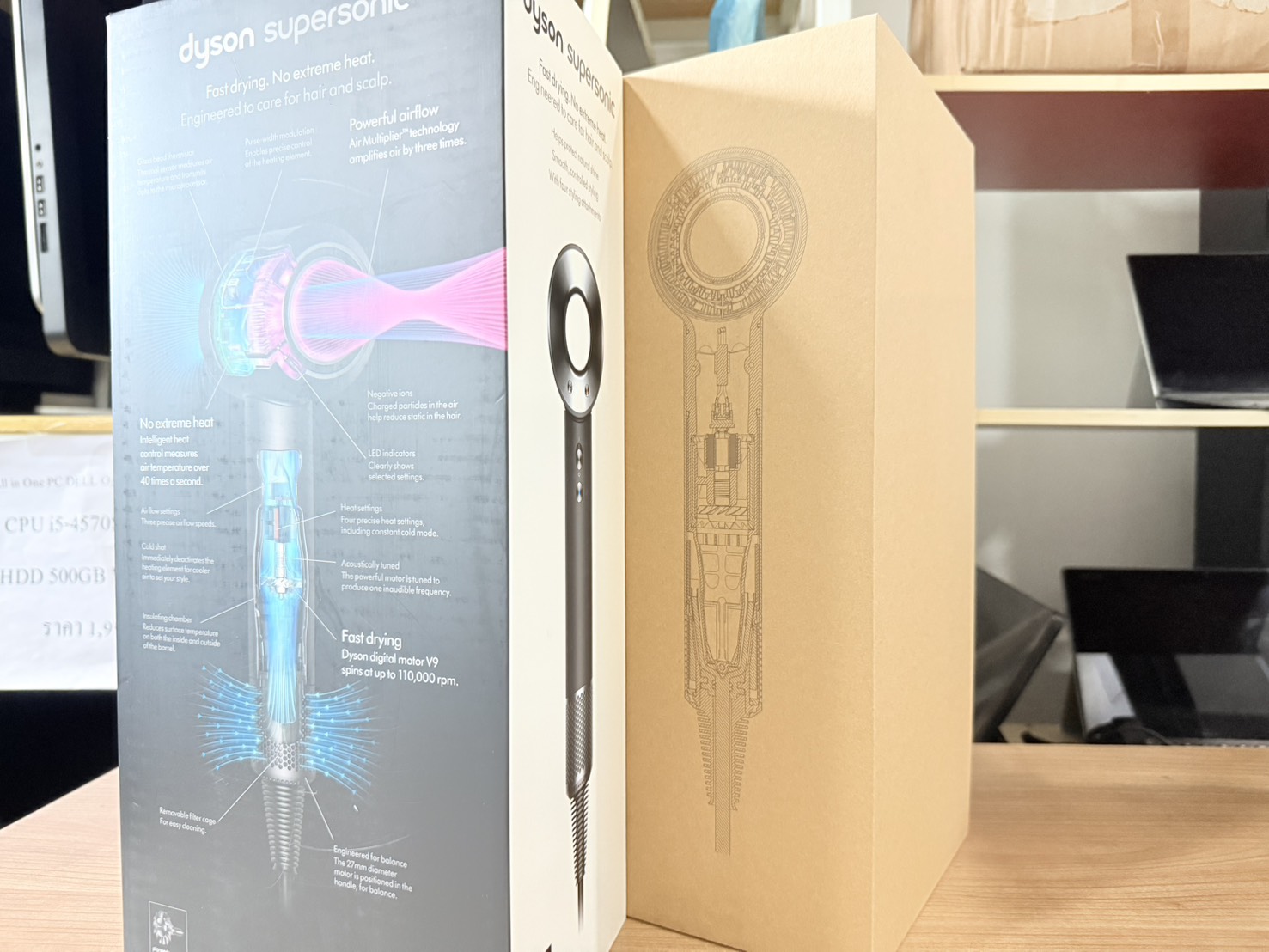 Dyson Supersonic Origin รุ่น HD15 (สีดำ/นิกเกิล) ของใหม่