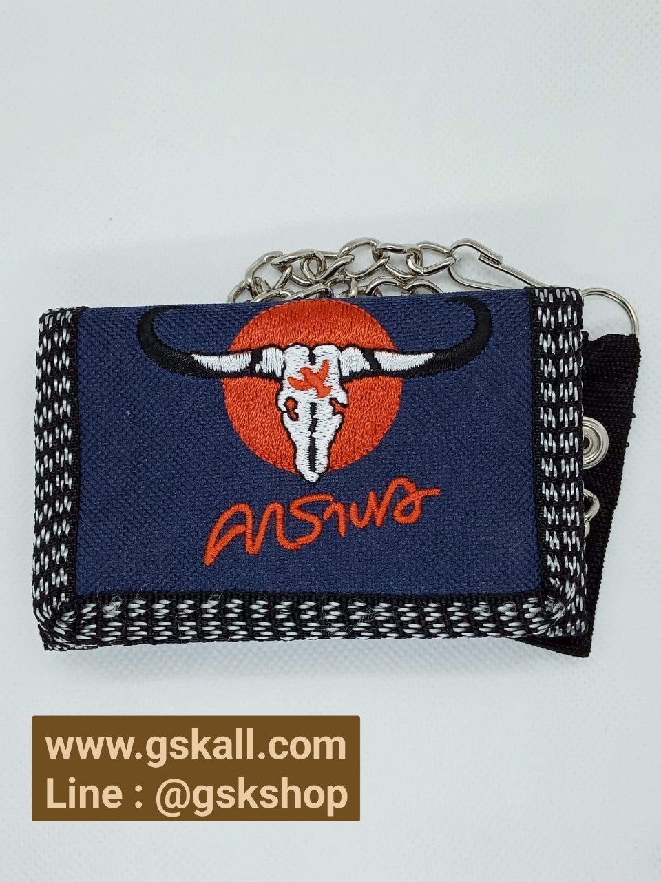 กระเป๋าสตางค์ลายคาราบาว