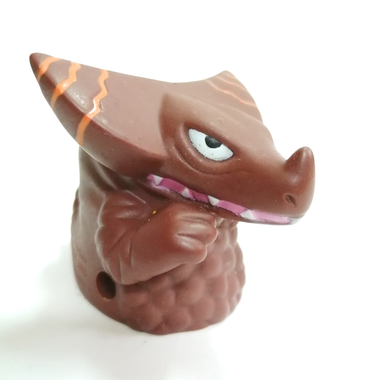 ซอฟสวมนิ้วขนาดใหญ่ สูง3นิ้วสัตว์ประหลาดโกโมร่า สีน้ำตาล ของ บ.ซึบุราย่าไชโย งานคนไทย 20 กว่าปีมาแล้ว หายาก สภาพดี