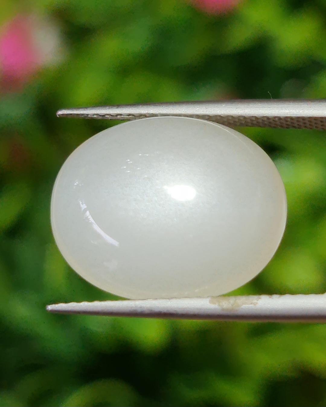 พลอย มุกดาหาร มูนสโตน moonstone 8.20 กะรัต (Cts.) พลอยแท้ อัญมณีมงคลประจําวันเกิด เครื่องประดับพลอย