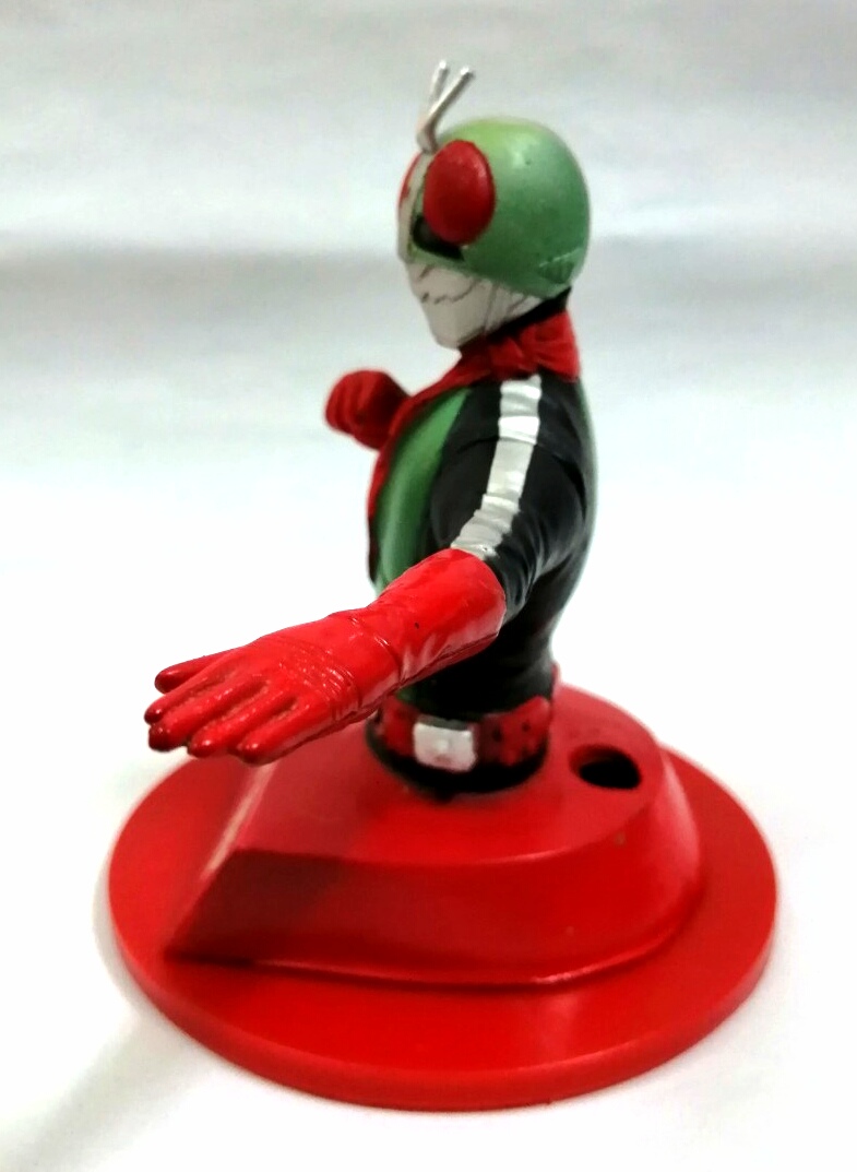 ของสะสม ท็อปเปอร์ฝาแก้วน้ำโรงหนัง ไอ้มดแดงหมายเลข2 ไรเดอร์2 V2, Masked Rider2 **ซ่อมสีและเขา