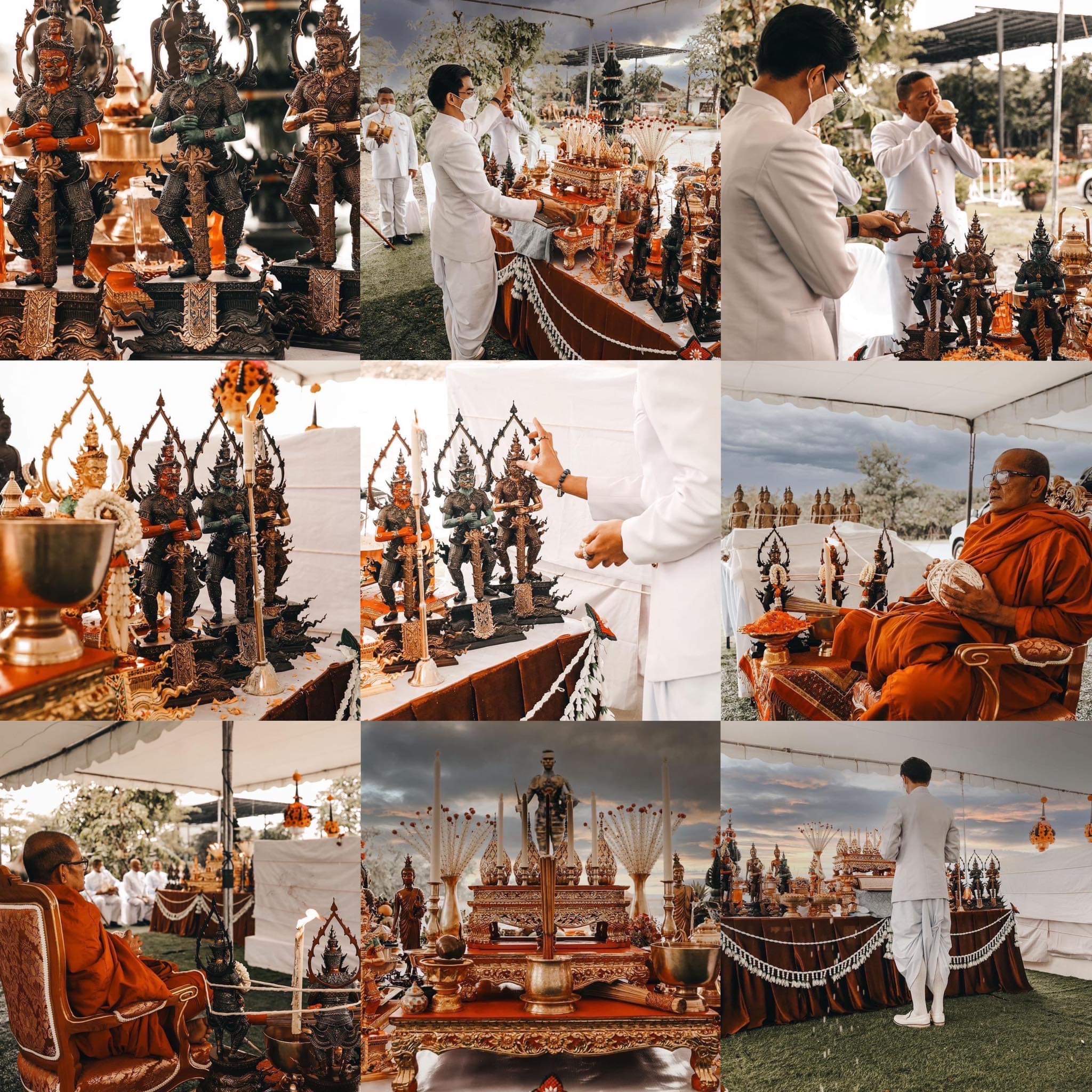 ท้าวเวสสุวรรณโณ #อาจารย์สุชาติ แซ่จิว รายการED เนื้อบรอนซ์กายเขียว ขนาดสูง 23 นิ้ว