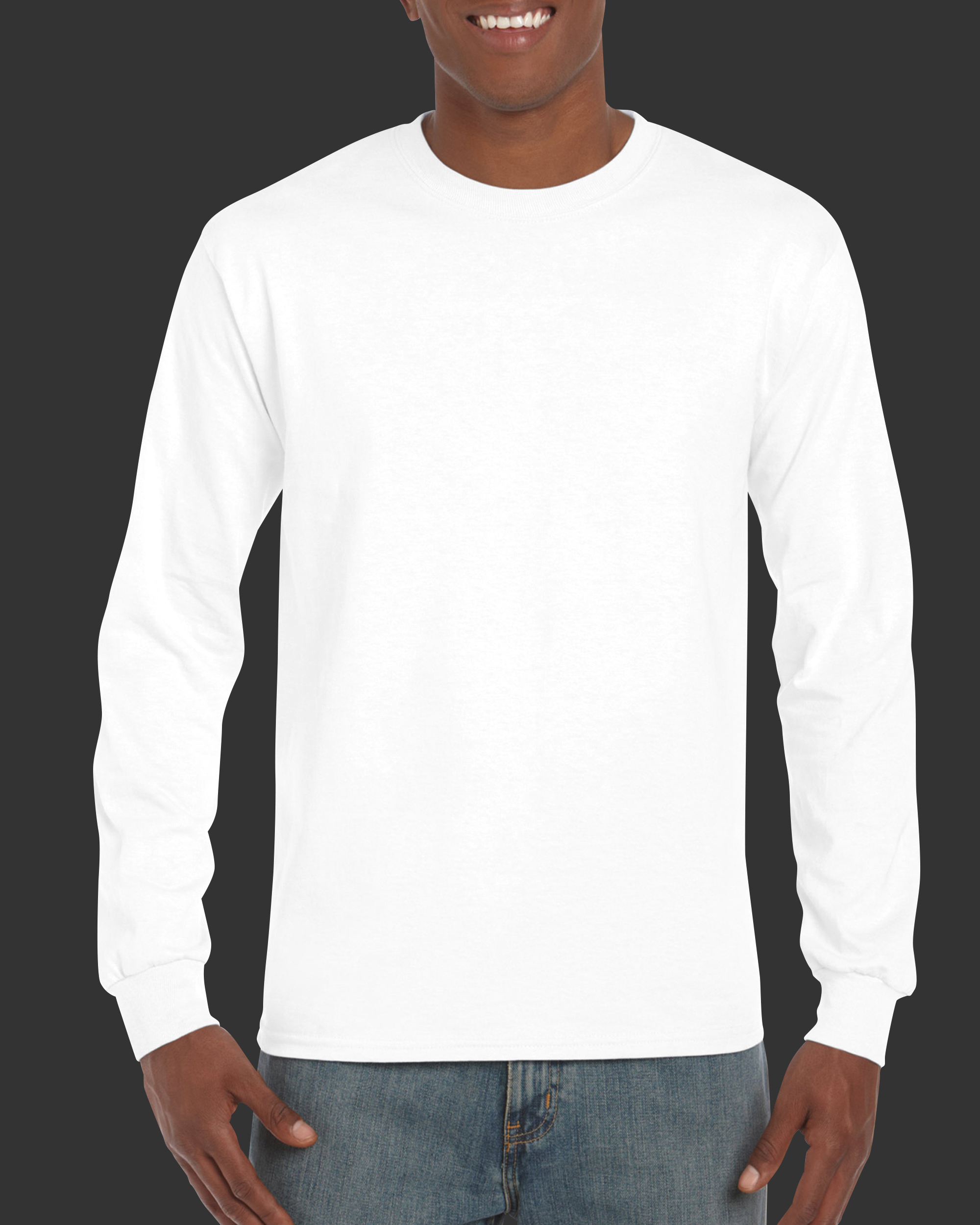 เสื้อยืด GILDAN 2400 อุลตร้าแขนยาวจั๊มพ์