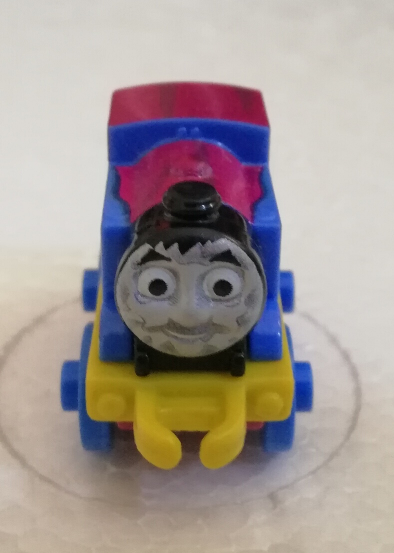 โมเดลรถเหล็กคันเล็ก โธมัส พิมพ์ลายโลโก้ ซุปเปอร์แมน ขนาดตามภาพ Die cast car, Thomas-Superman, ไม่มีแพ็ค โปรดตรวจสอบทุกภาพ