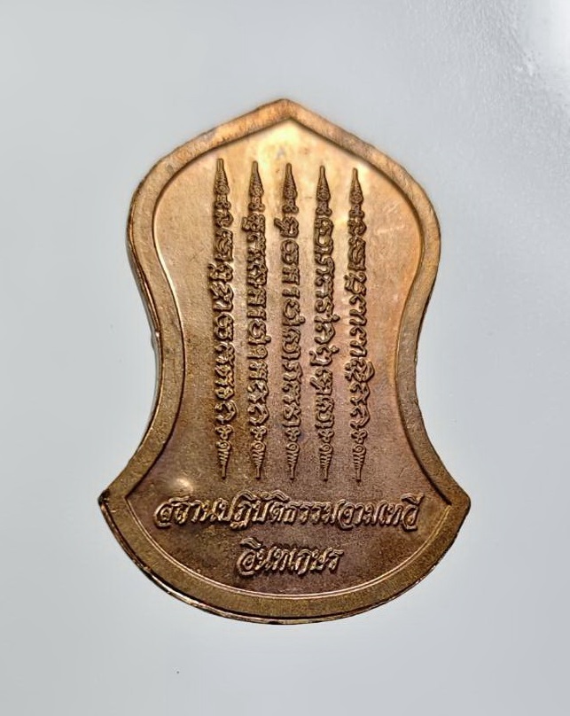 A7816 เหรียญเปิดโลกรับทรัพย์ สถานปฏิบัติธรรมจามเทวีอินทเกษร จ.ลำปาง