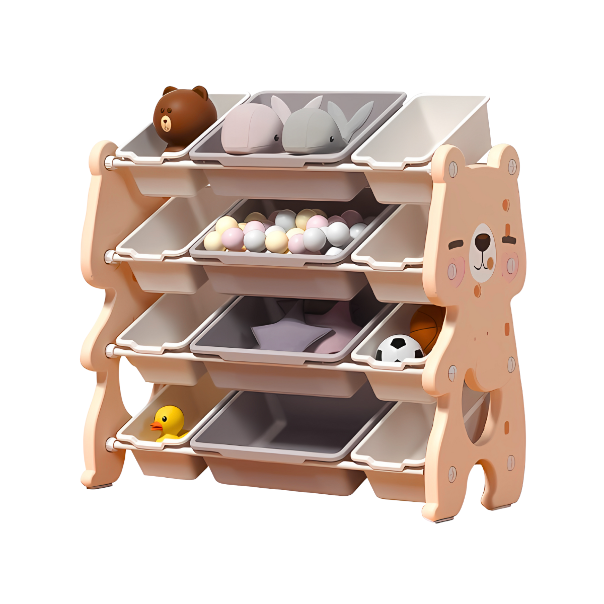 ชั้นวางของสำหรับเด็ก ชั้นวางของหมีน้อย Shelf and Storage for Kids Little Bear Shelf