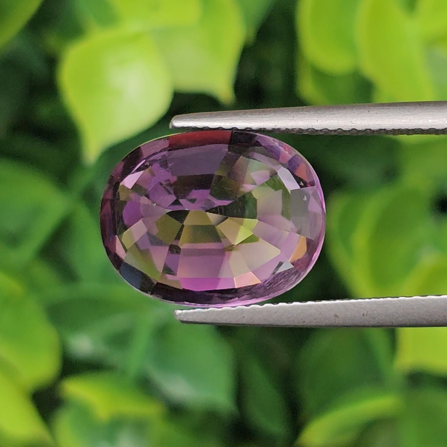 พลอย อเมทิส Amethyst 7.22 กะรัต (Cts.) พลอยแท้ อัญมณีมงคลประจําวันเกิด เครื่องประดับพลอย