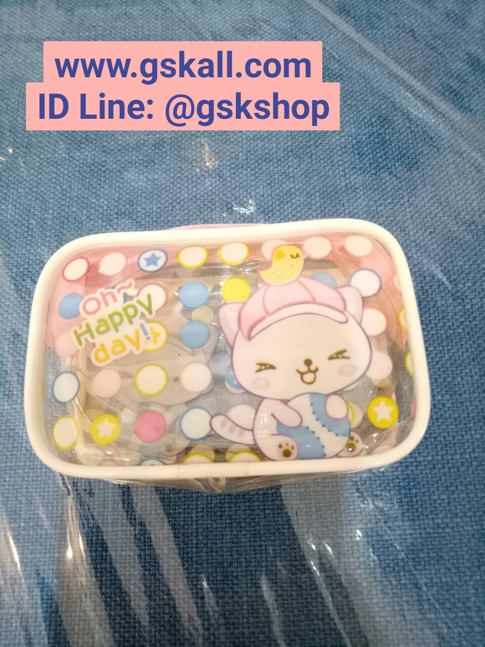 กระเป๋าใส่เหรียญแบบสี่เหลี่ยม