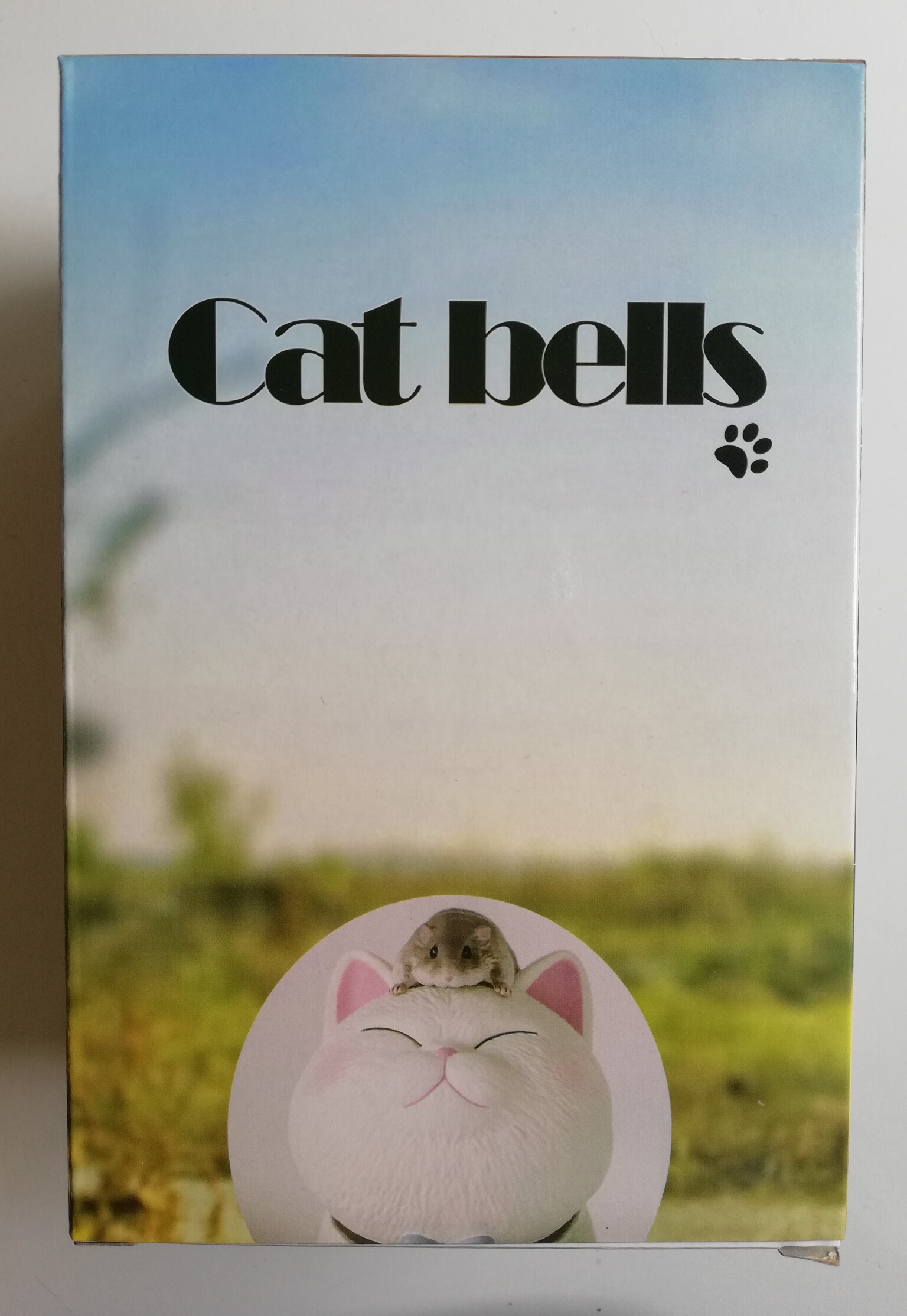 โมเดล "แมวอ้วน Cat Bells" ตัวดำท้องขาว 5" ขนาดตามภาพ