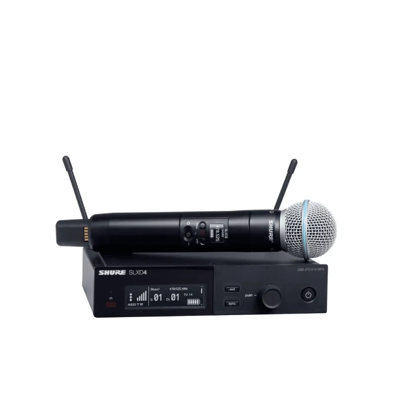 SHURE SLXD24A/B58-M55 ชุดไมค์ลอยดิจิตอล มือถือเดี่ยว แบบ UHF