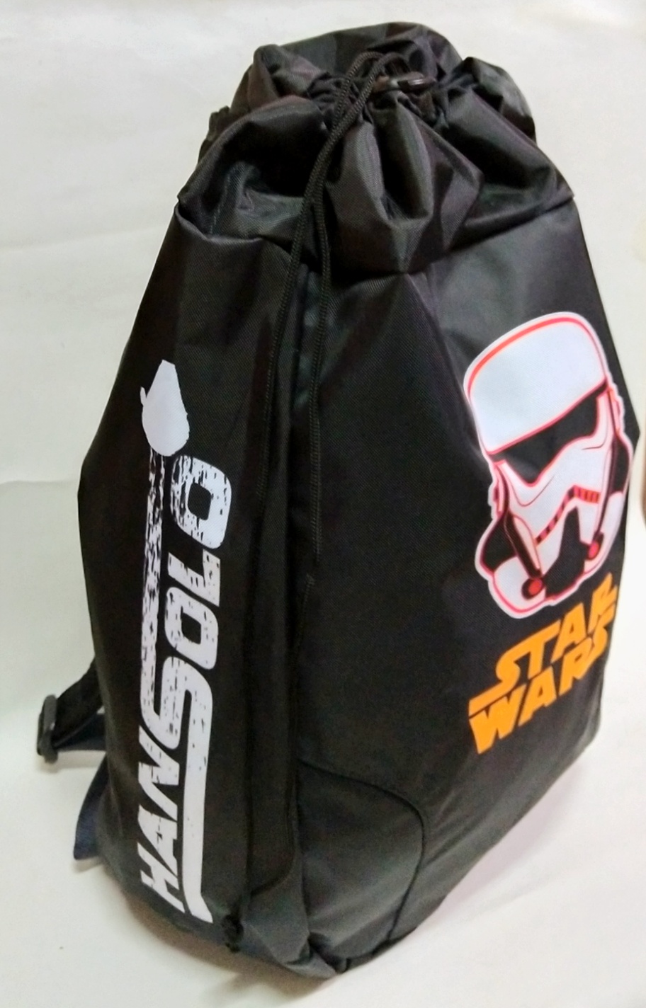 กระเป๋าเป้ ลาย สตาร์วอร์ ฮัน โซโล Star Wars Han Solo แบบปากมีหูรูด ขนาดประมาณ16.5"*10.5"