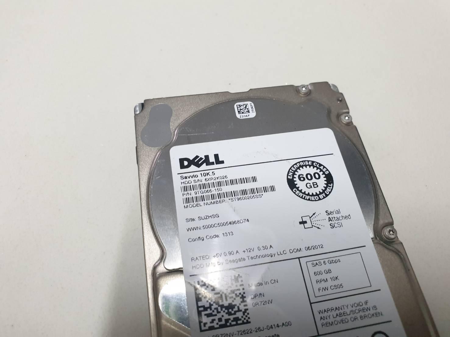 Dell SAS 600 GB 10k 9TG066-150 2.5 นิ้ว