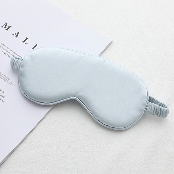 🚩พร้อมส่ง🚩ผ้าปิดตาซาตินหนานุ่ม แบบสวมหัวยางยืด ผ้าไหมนุ่มลื่นละมุนผิว กันแสงมิด - Sleeping eye cover (AC141-แบบเรียบ)