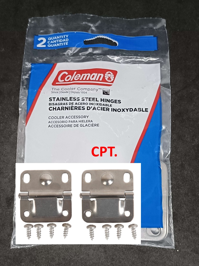Coleman บานพับ-Stainless Cooler ถังน้ำแข็ง กระติกน้ำแข็ง ( 3000005301 )