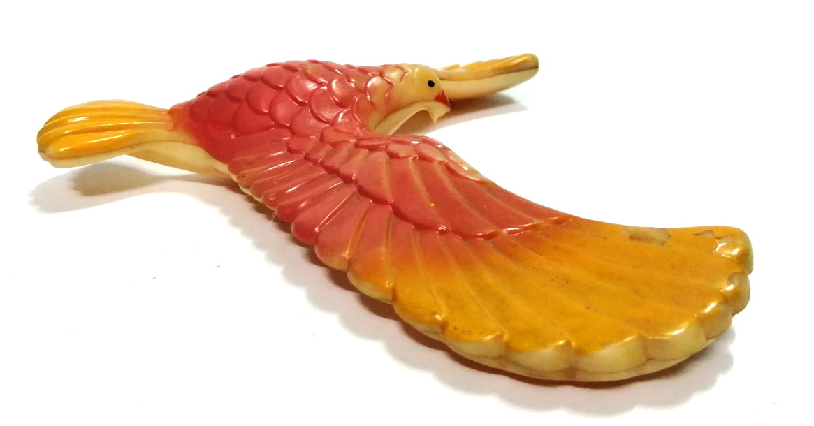 นกบิน สมดุล ของเล่นยุค 90 นกที่วางบนอะไร แล้วจะลอยตัวอยู่ได้อย่างสมดุล ของเล่นเก่าตามสมัย หายาก สภาพดี ***สีลอกตามเวลางานเก่าแท้ ขายตามสภาพ