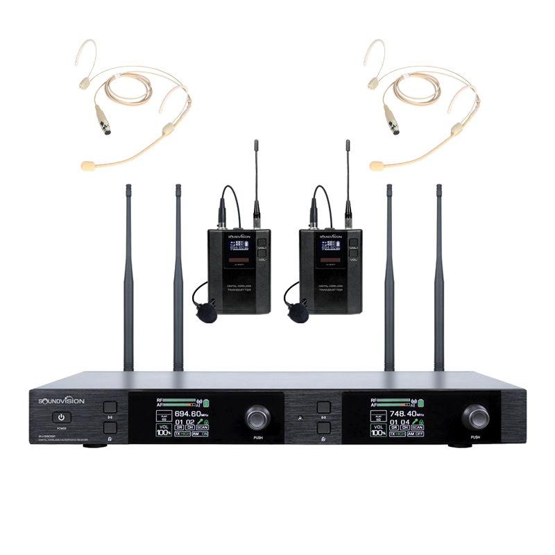 Soundvision SU-990D/BTP (CB) ชุดไมค์ลอย ดิจิตอล หนีบปกเสื้อ และ คาดศรีษะ