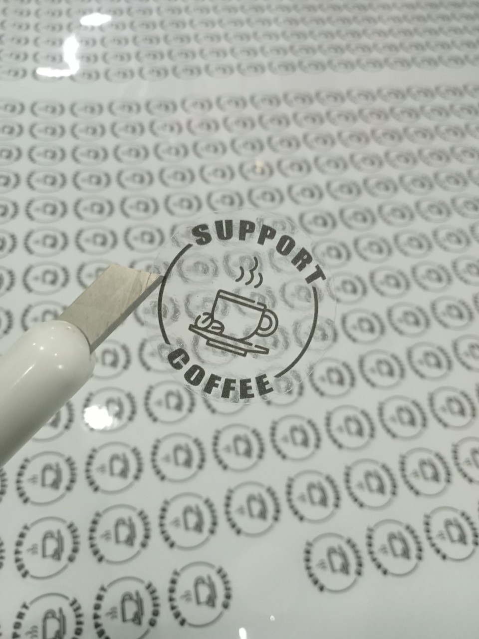 งานสติกเกอร์ไดคัท